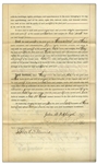 Frederick Douglass Document Signed as Recorder of Deeds